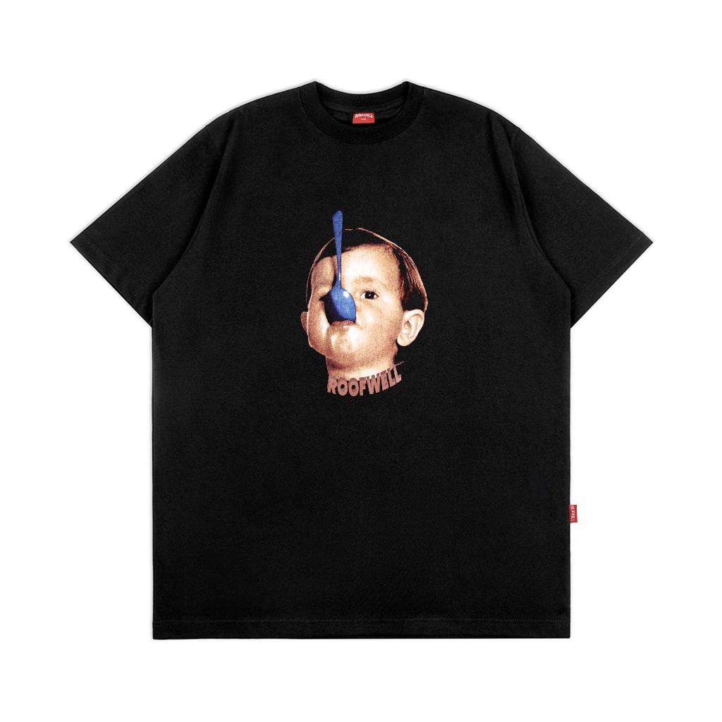 Roofwell - Misbehaving Black | Tshirt Heavyweight 16s | Tshirt Oversize Unisex |