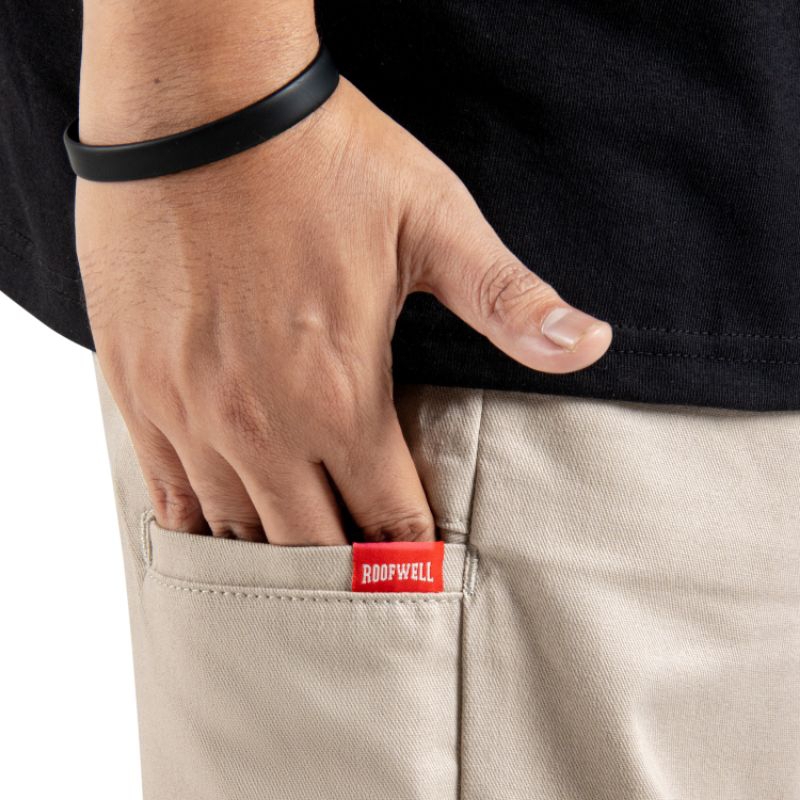Roofwell - Xabi Cream | Double Knee | Celana Chino Panjang | Double Knee Pants | Celana Chino Double Knee Twill Unisex |