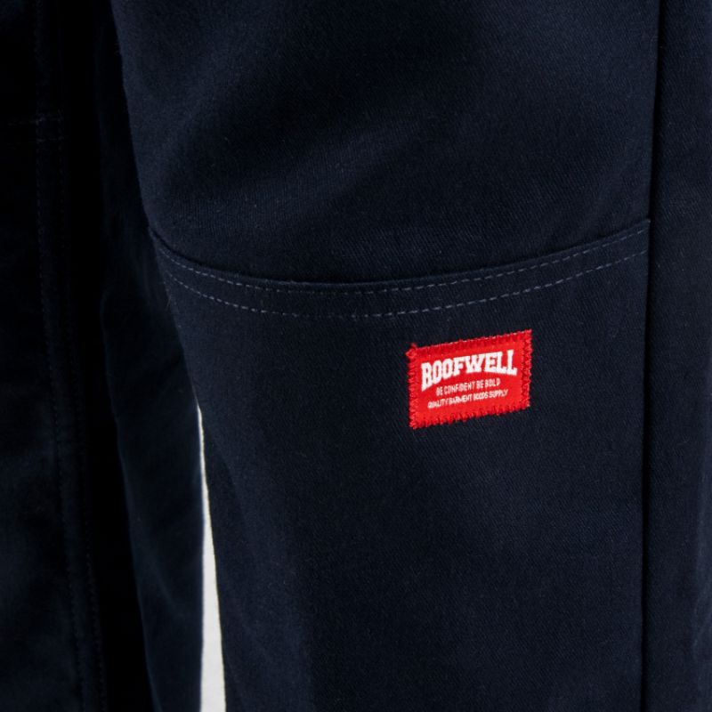 Roofwell - Xabi Navy | Double Knee | Celana Chino Panjang | Double Knee Pants | Celana Chino Double Knee Twill Unisex |