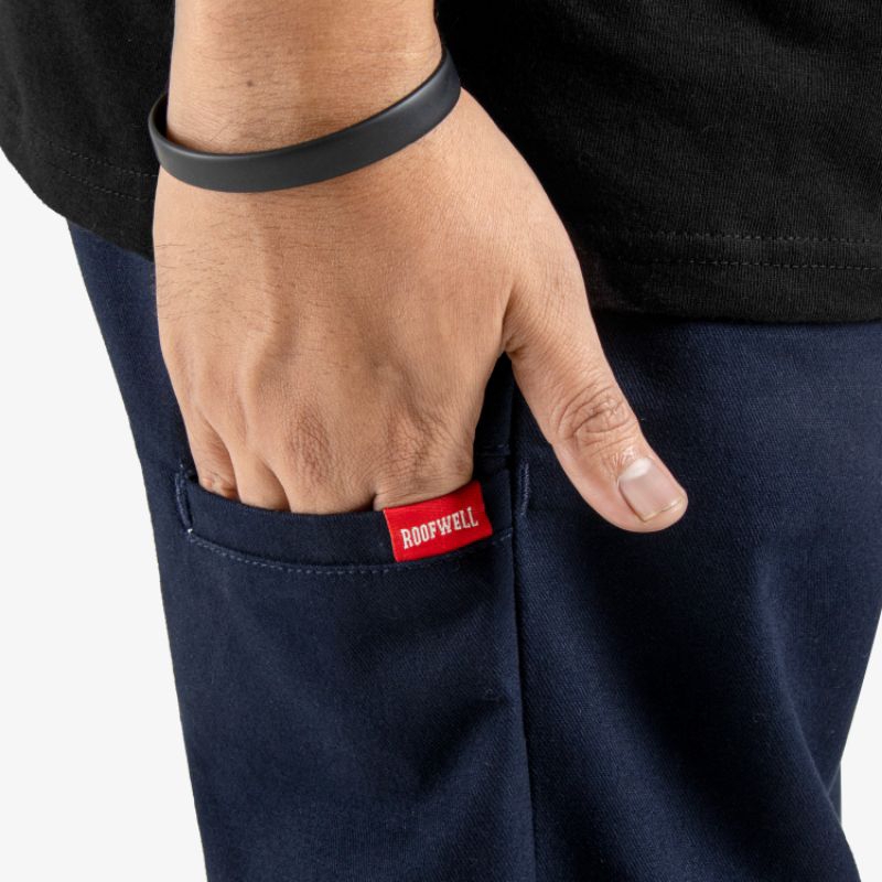 Roofwell - Xabi Navy | Double Knee | Celana Chino Panjang | Double Knee Pants | Celana Chino Double Knee Twill Unisex |