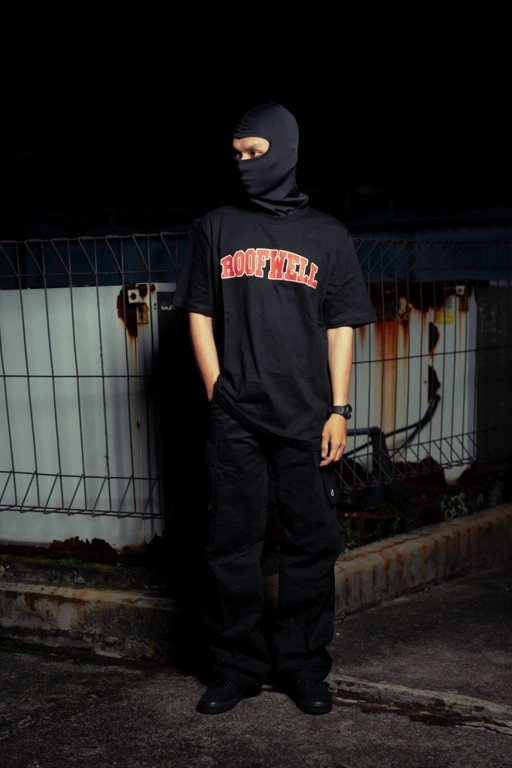 Image of Roofwell - Erfolg Black - Tshirt Heavyweight 16s Oversize Unisex