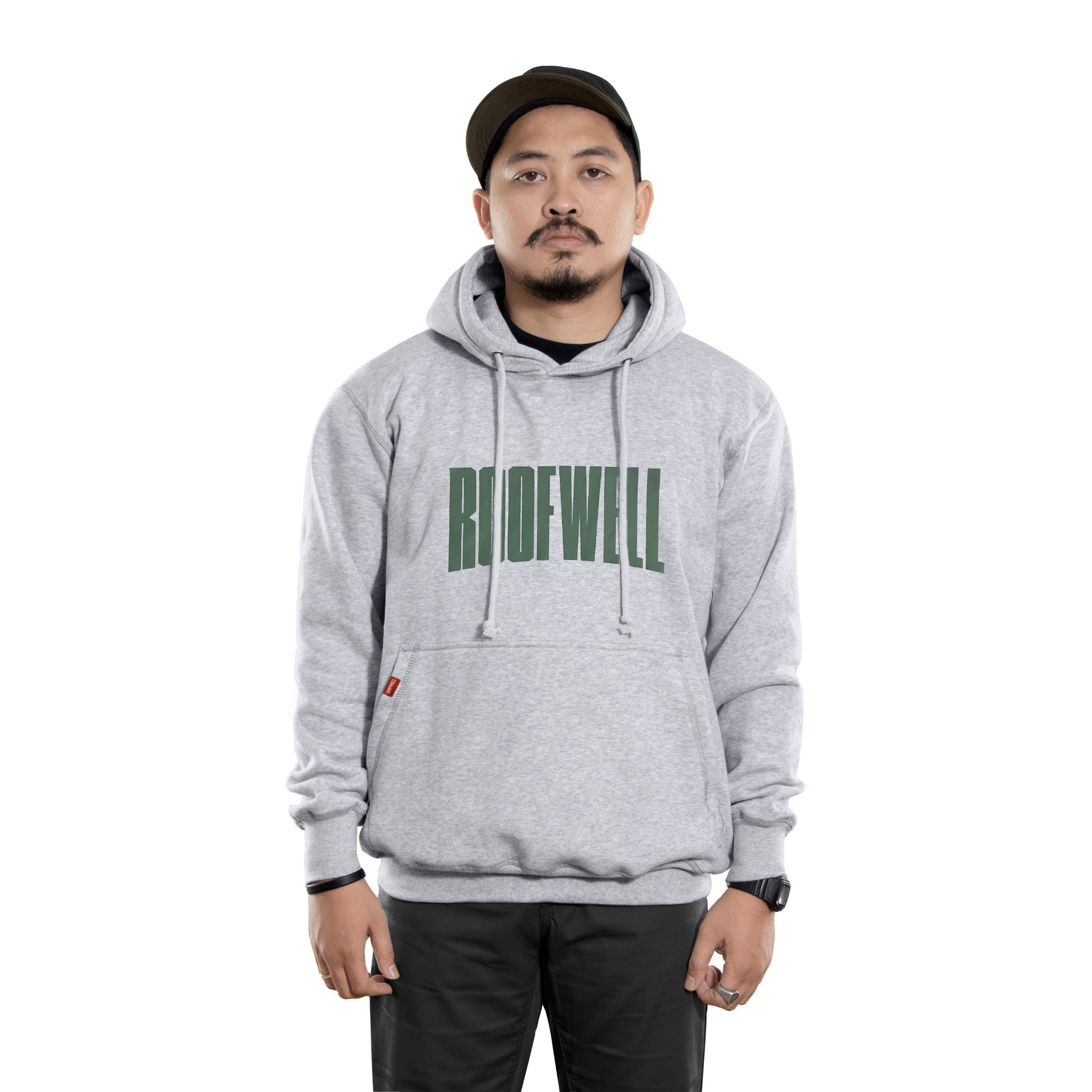 Roofwell - Unflint Misty - | Hoodie Oversize | Sweater Pullover | Hoodie Unisex 280gsm |