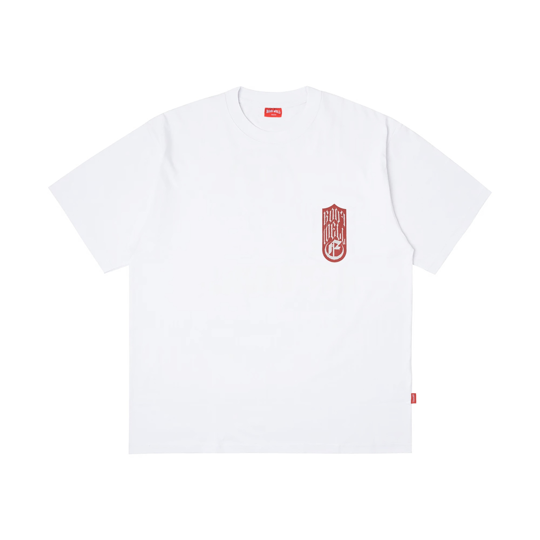 Roofwell - Havoc White - Tshirt Heavyweight 16s Oversize Unisex