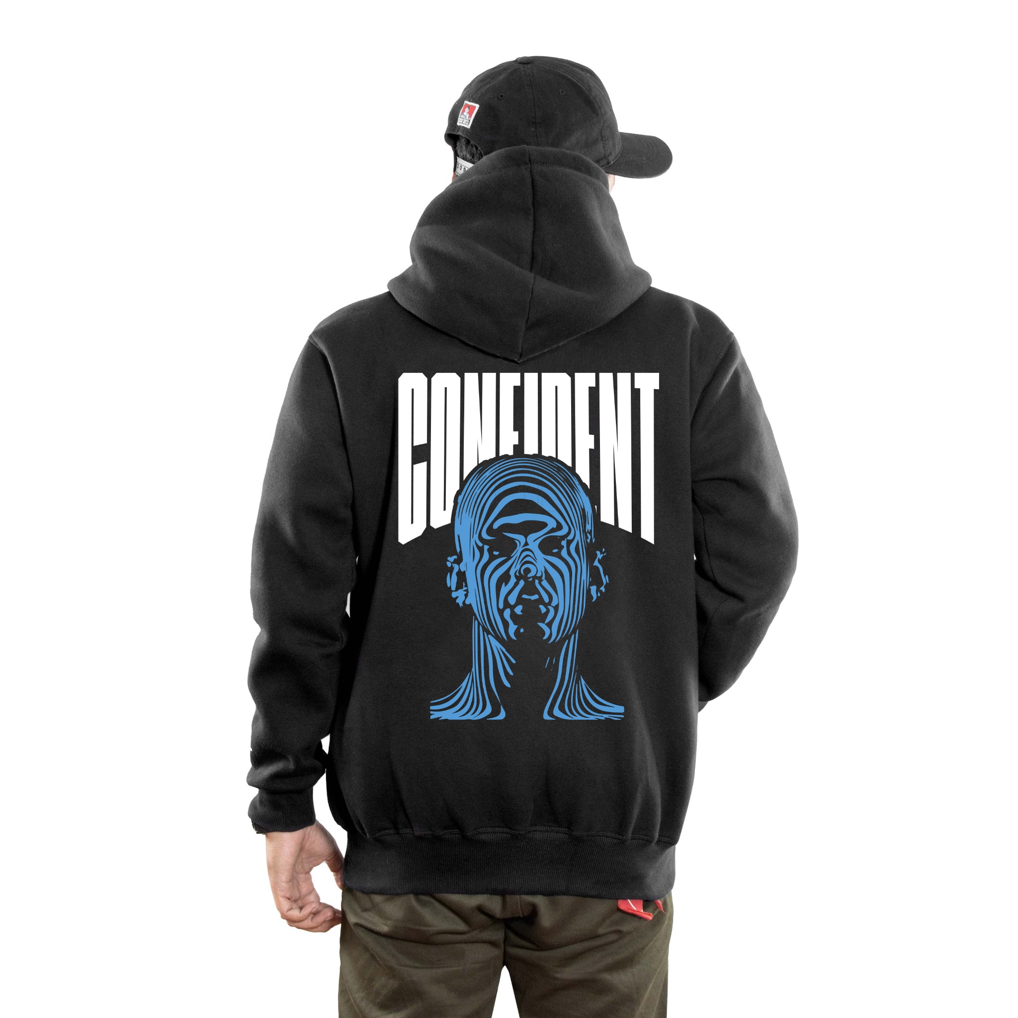 Roofwell - Echo Black - | Hoodie Oversize | Sweater Pullover | Hoodie Unisex 280gsm |