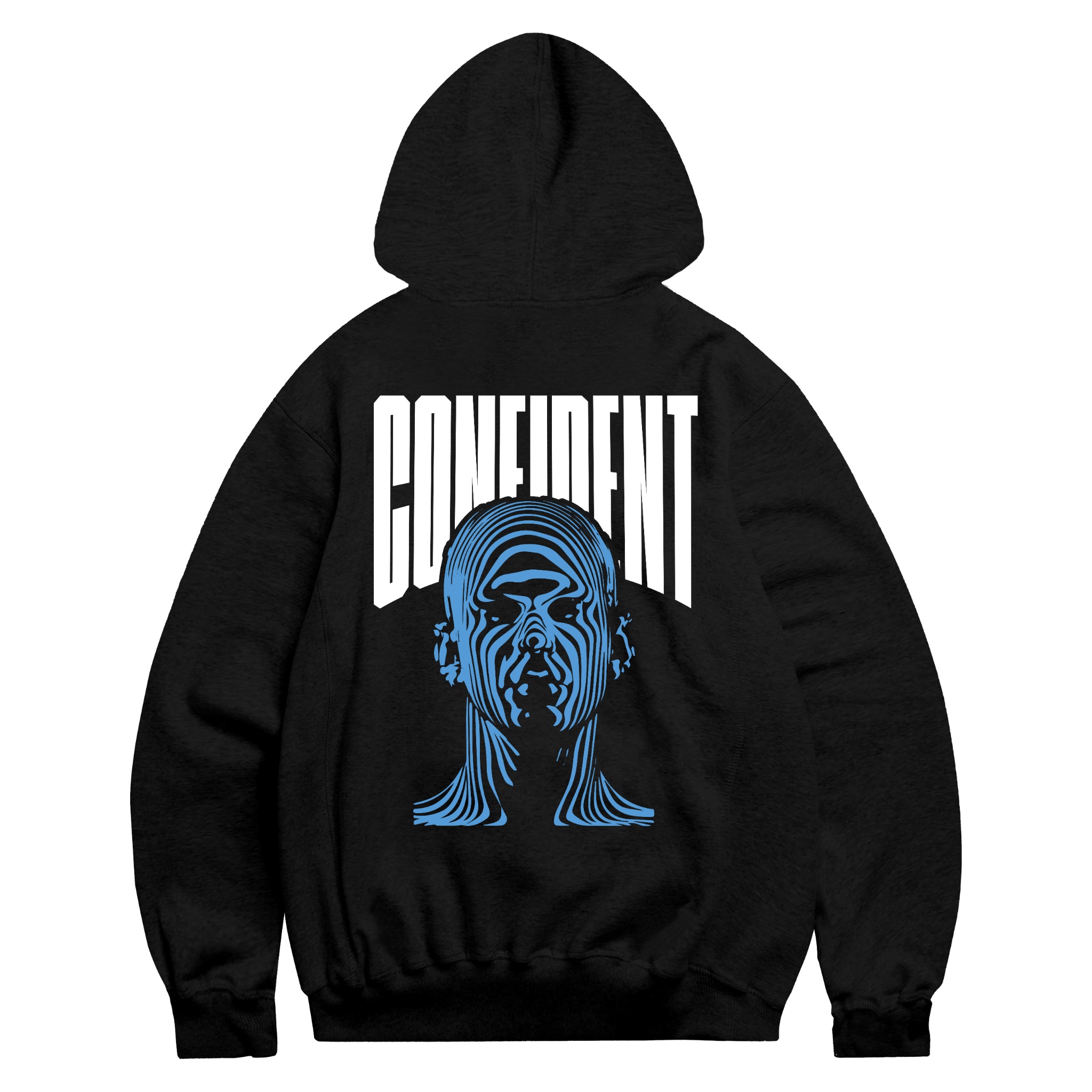 Roofwell - Echo Black - | Hoodie Oversize | Sweater Pullover | Hoodie Unisex 280gsm |