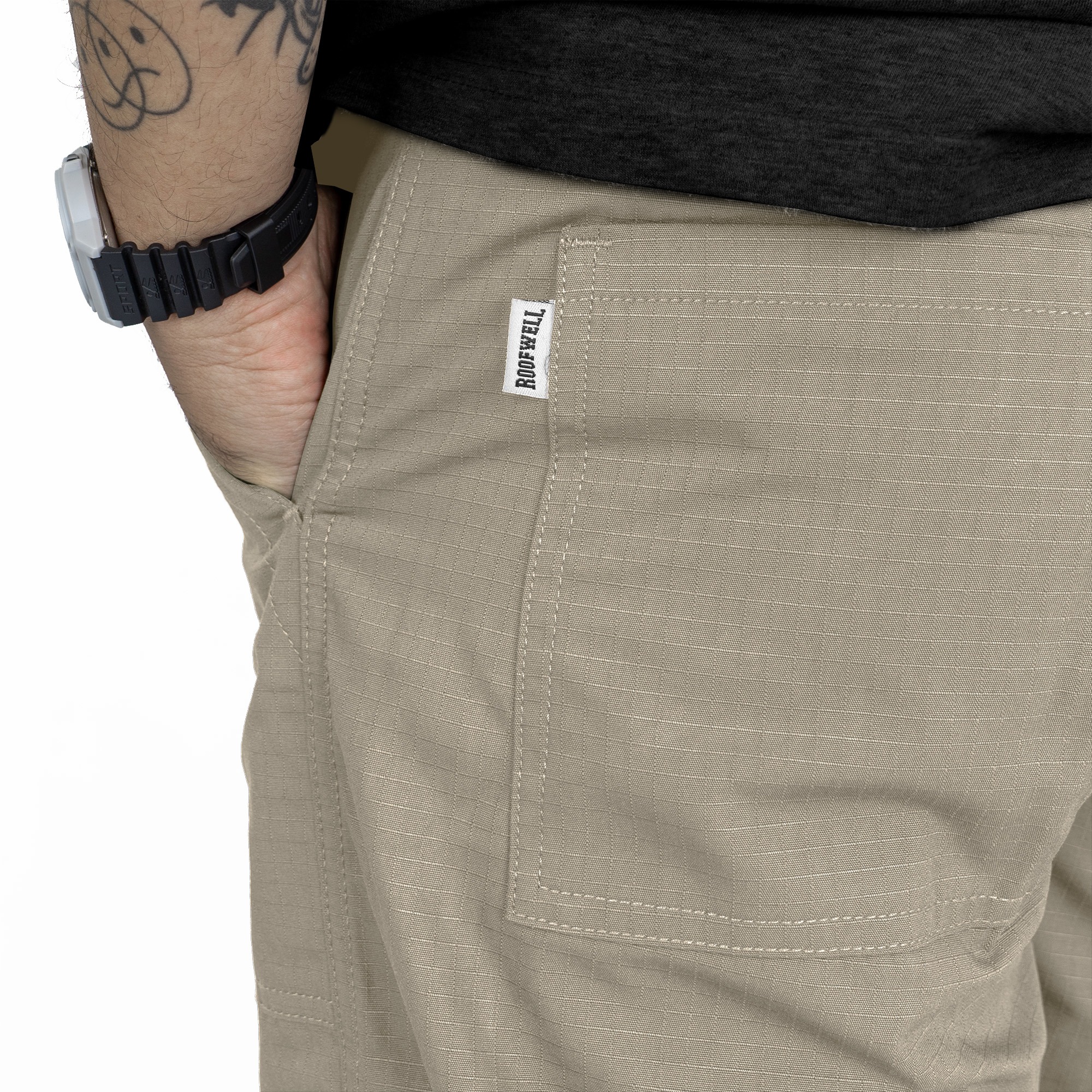 Roofwell - Ignite  - Fatigue Ribstop Khaki | Fatigue Pants |