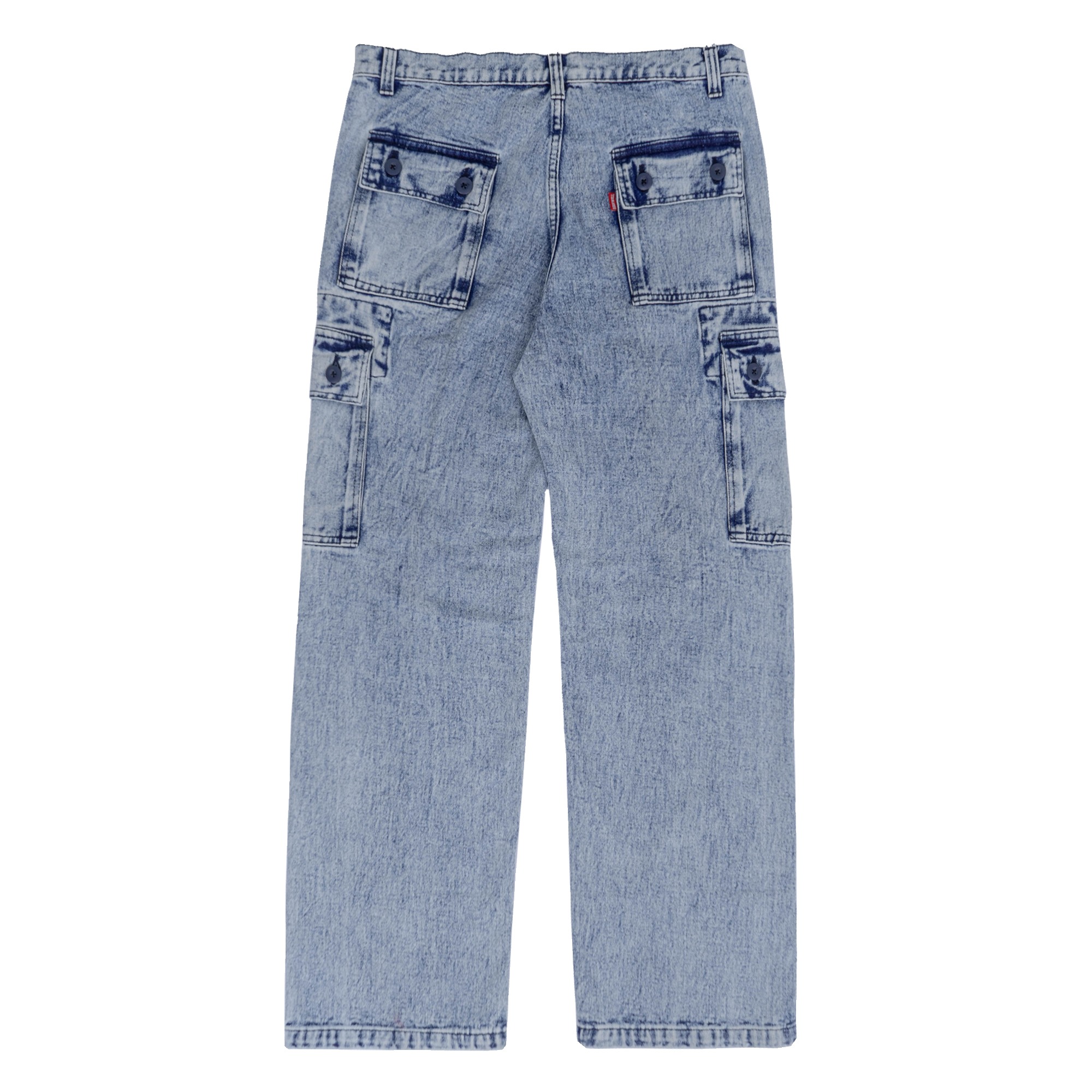 ROOFWELL - THREAT - CARGO JEANS BLUE SANDWASH | CELANA PANJANG | CELANA CARGO PANJANG | CARGO PANTS | CARGO PRIA | CELANA PRIA | CELANA GUNUNG