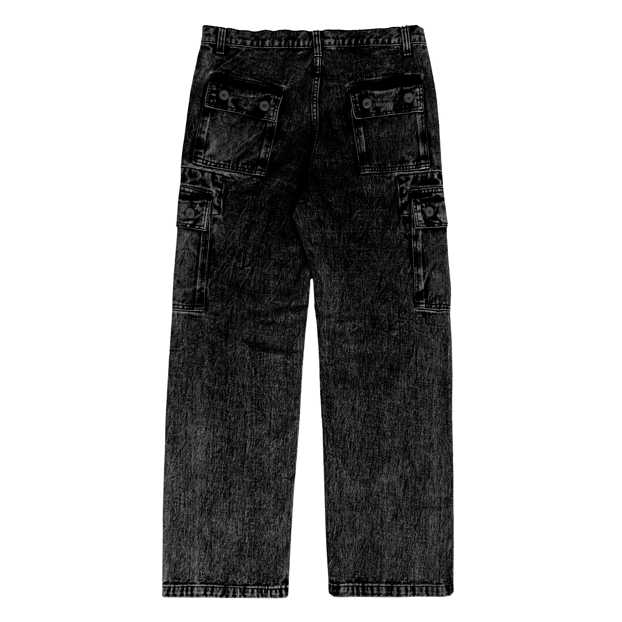 ROOFWELL - THREAT - CARGO JEANS BLACK SANDWASH | CELANA PANJANG | CELANA CARGO PANJANG | CARGO PANTS | CARGO PRIA | CELANA PRIA | CELANA GUNUNG