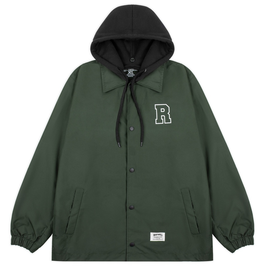 Roofwell - Zheoul Army | Jaket Coach | Jaket Coach Hoodie | Windbreaker | Jaket Waterproof Unisex |