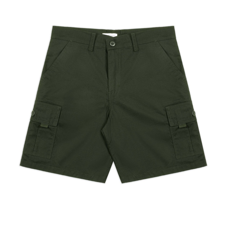 Roofwell - Rainer Army | Celana Kanvas Pendek | Celana Cargo Pendek | Cargo Pants | Celana Gunung Unisex |