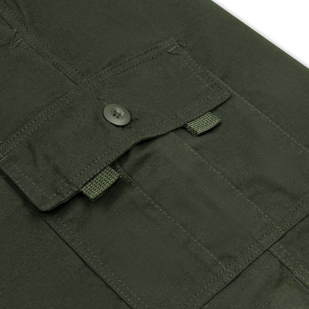 Roofwell - Rainer Army | Celana Kanvas Pendek | Celana Cargo Pendek | Cargo Pants | Celana Gunung Unisex |