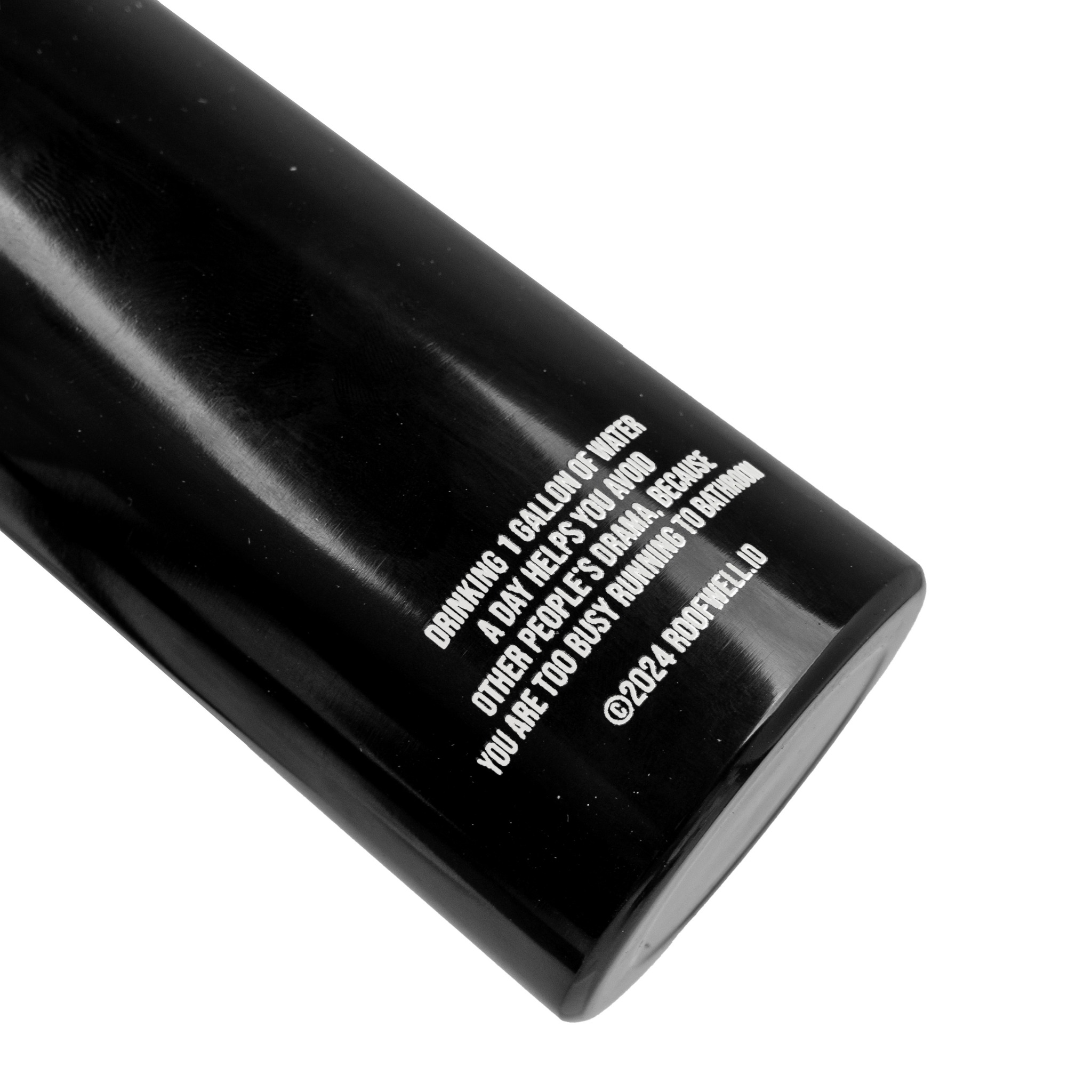 Roofwell - Distortion Black | Tumbler | Botol Minum 500ml | Aksesories |