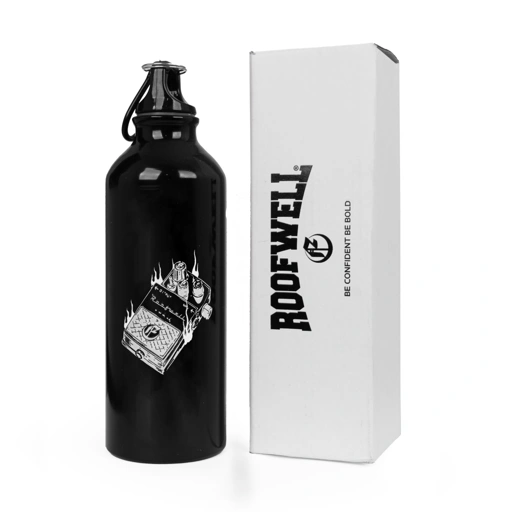 Image of Roofwell - Distortion Black | Tumbler | Botol Minum 500ml | Aksesories |