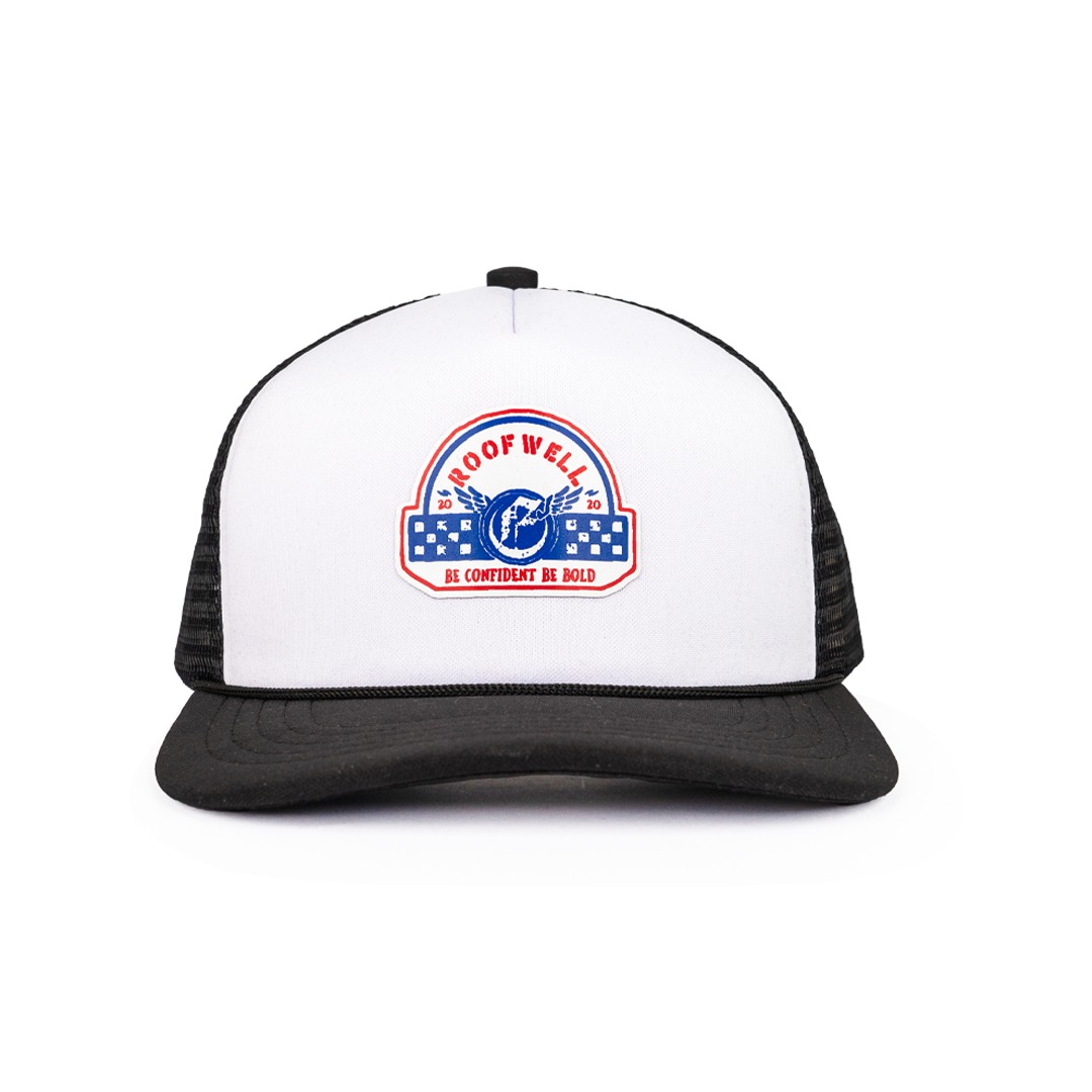 Roofwell - Prestone Black | Trucker Hat | Topi Jaring | Topi Unisex |