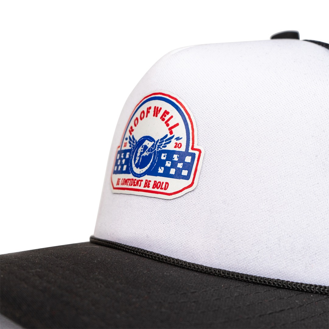 Roofwell - Prestone Black | Trucker Hat | Topi Jaring | Topi Unisex |