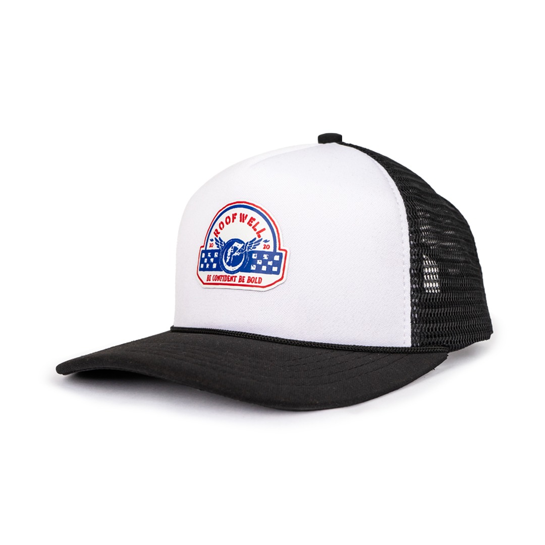 Roofwell - Prestone Black | Trucker Hat | Topi Jaring | Topi Unisex |