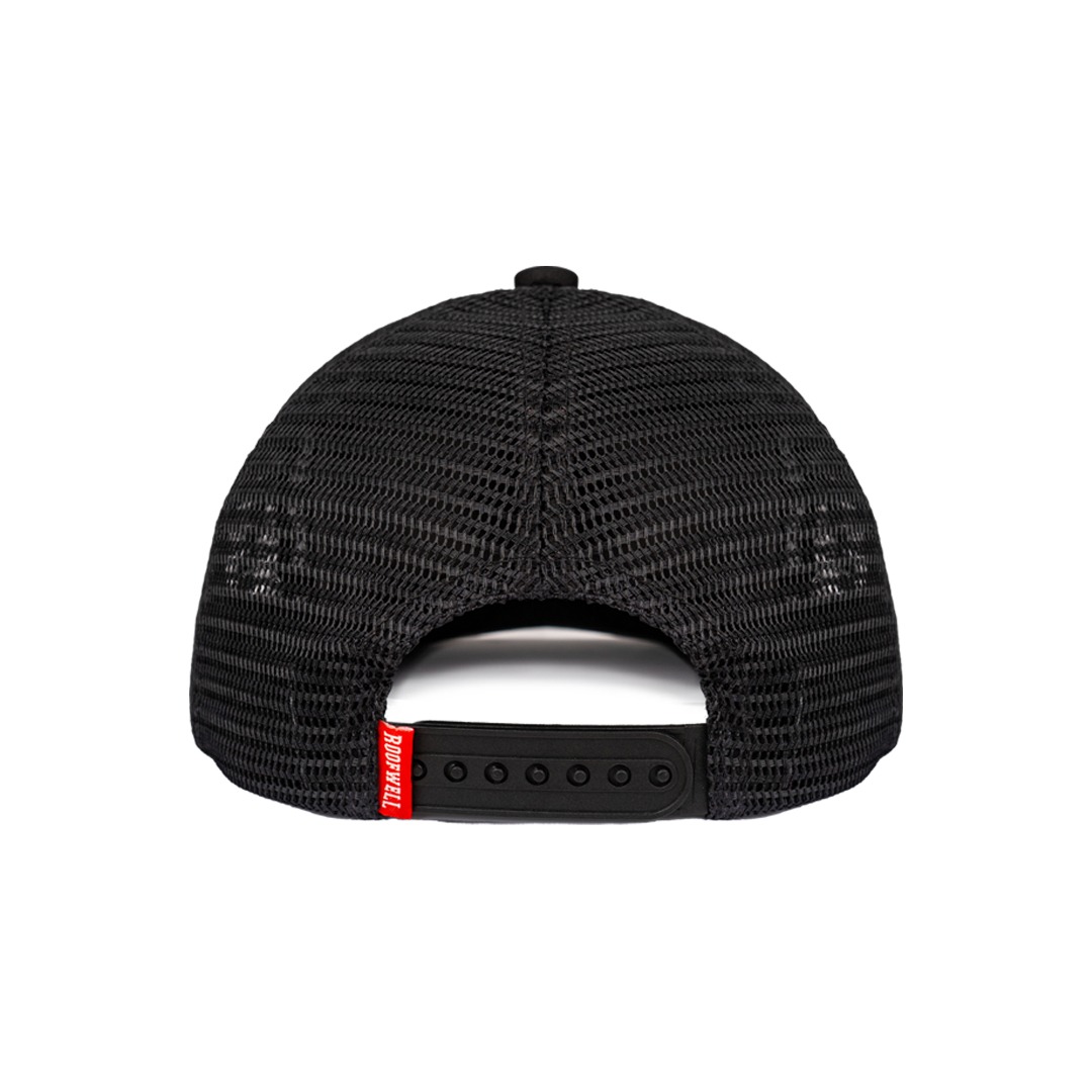 Roofwell - Prestone Black | Trucker Hat | Topi Jaring | Topi Unisex |
