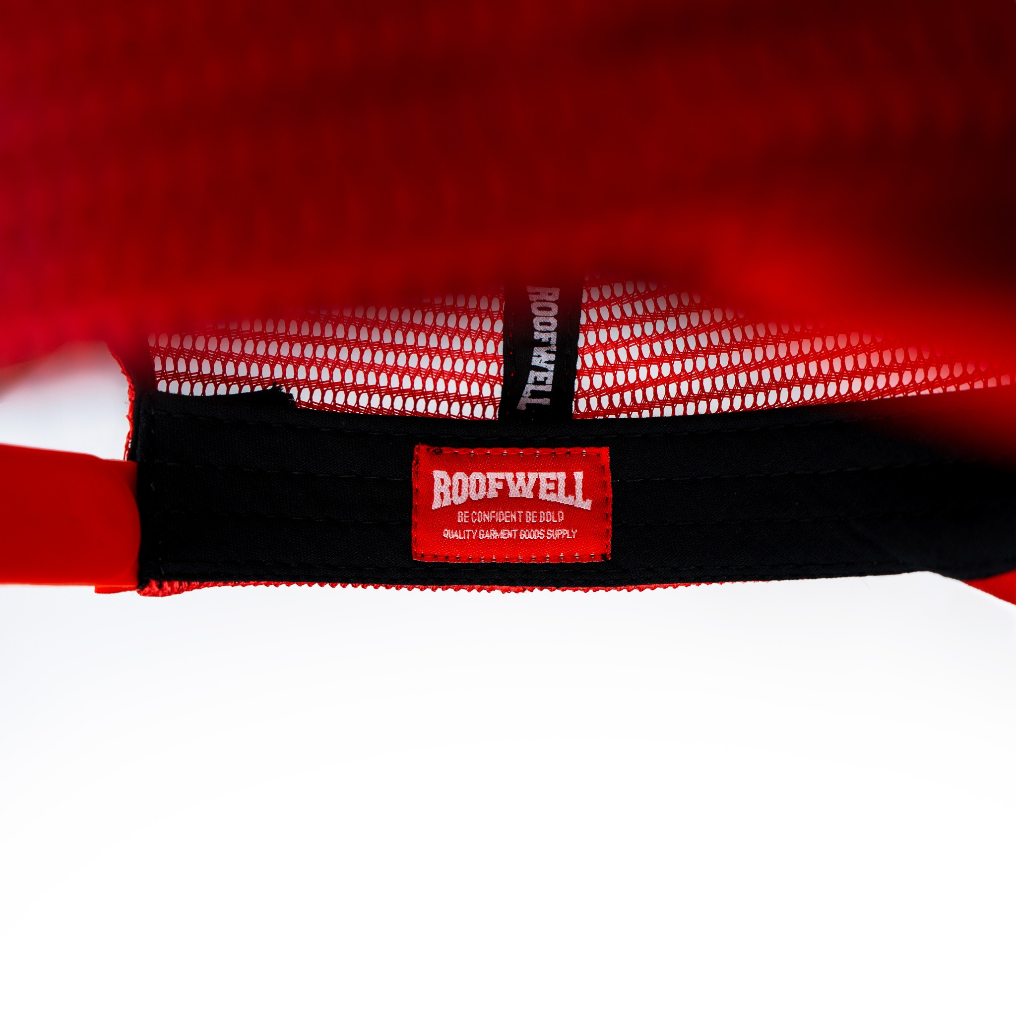 Roofwell - Brighton Red | Trucker Hat | Topi Jaring | Topi Unisex |