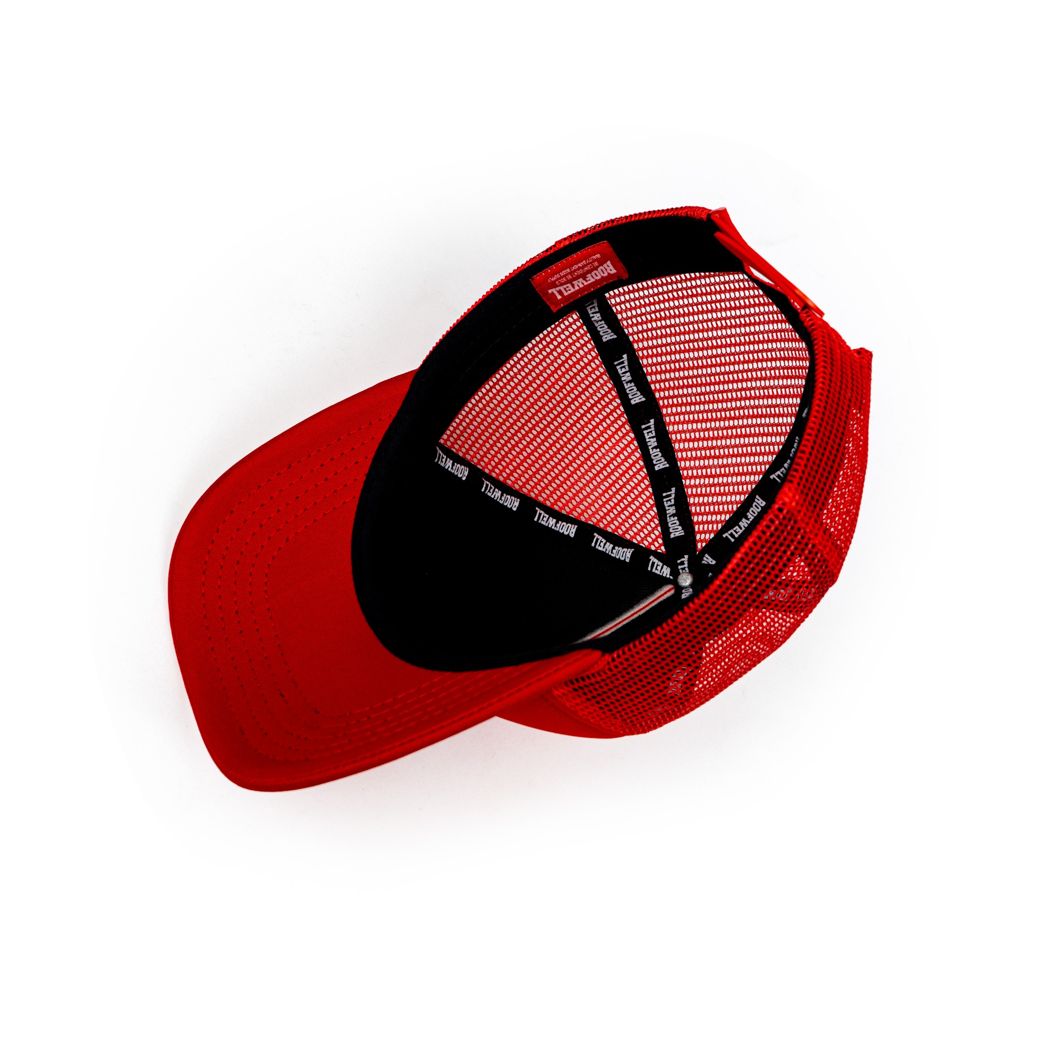 Roofwell - Brighton Red | Trucker Hat | Topi Jaring | Topi Unisex |