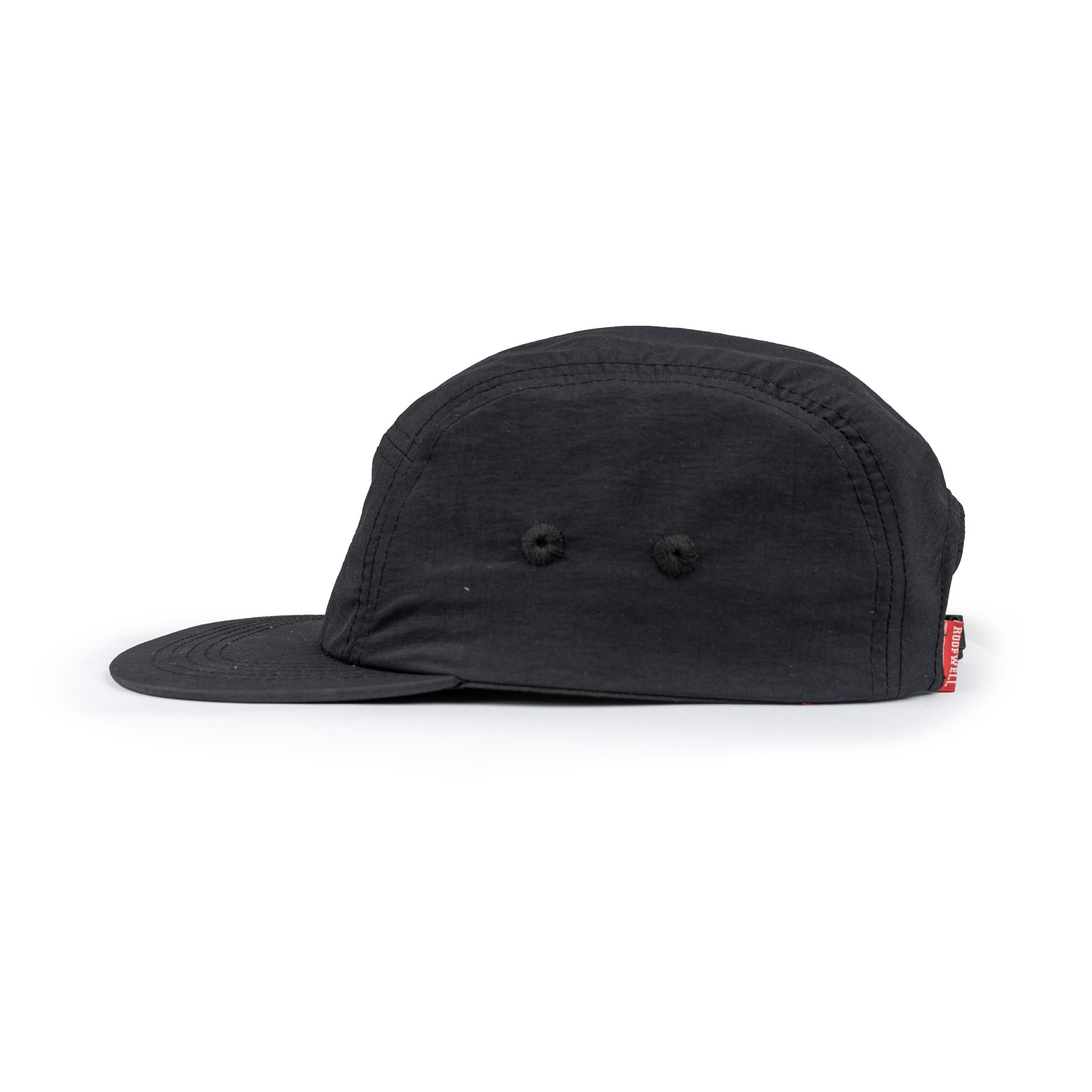 Roofwell - Fierce Black | 5 Panel | Topi 5 Panel | Topi Unisex |