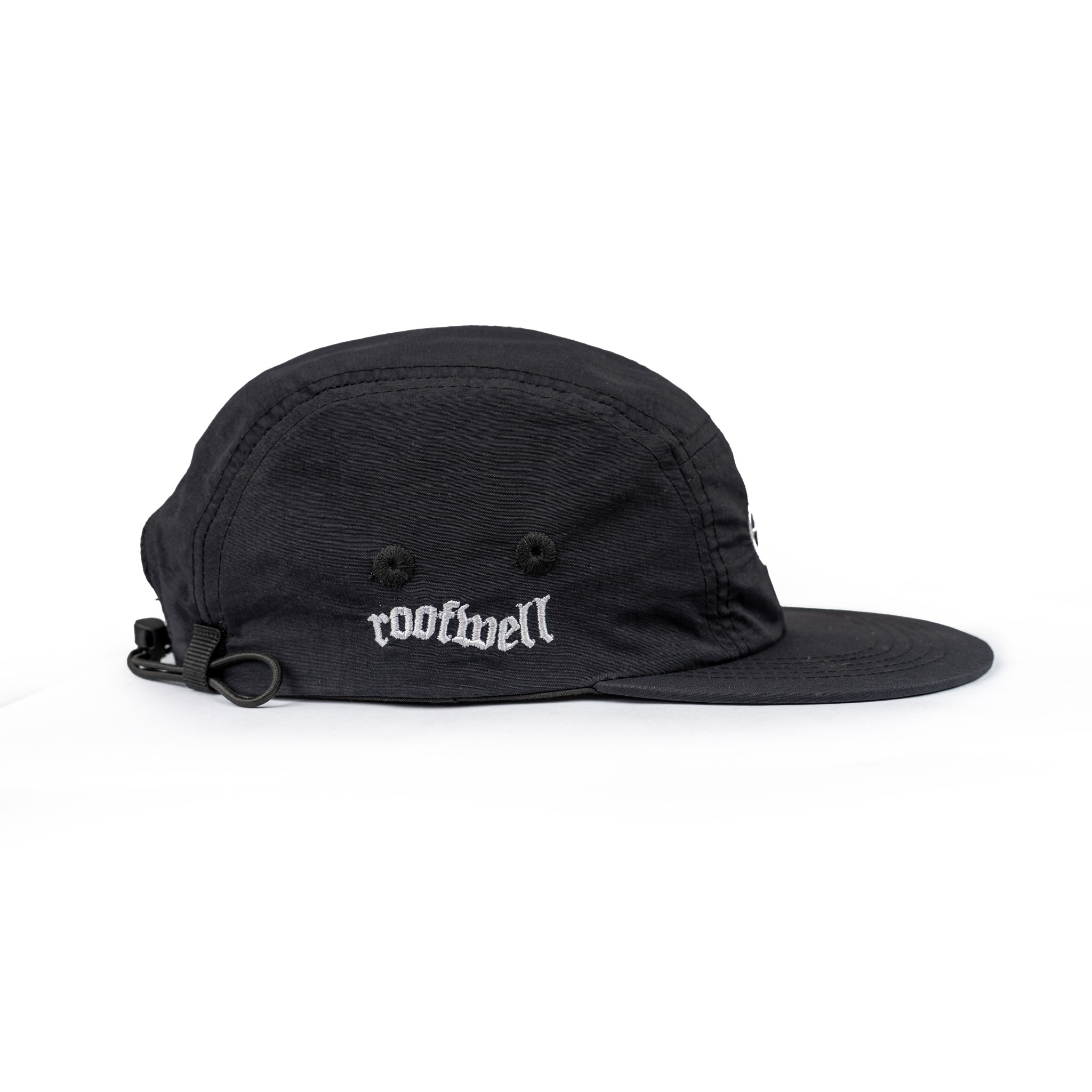 Roofwell - Fierce Black | 5 Panel | Topi 5 Panel | Topi Unisex |
