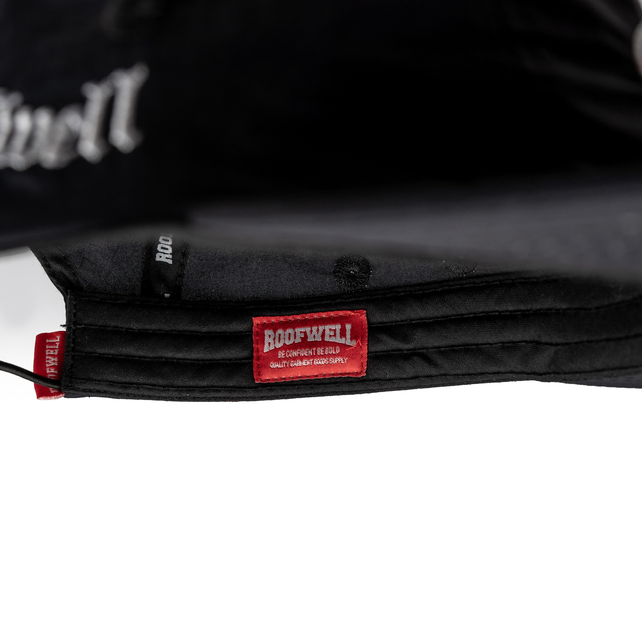 Roofwell - Fierce Black | 5 Panel | Topi 5 Panel | Topi Unisex |