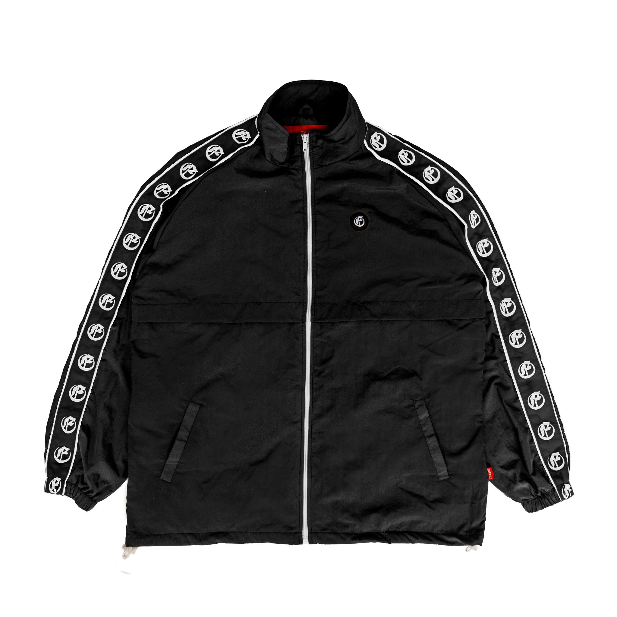 Roofwell - Trust Black | Tracktop Jacket | Tracksuit Jacket Full Zipper | Jacket Crinkle Unisex |