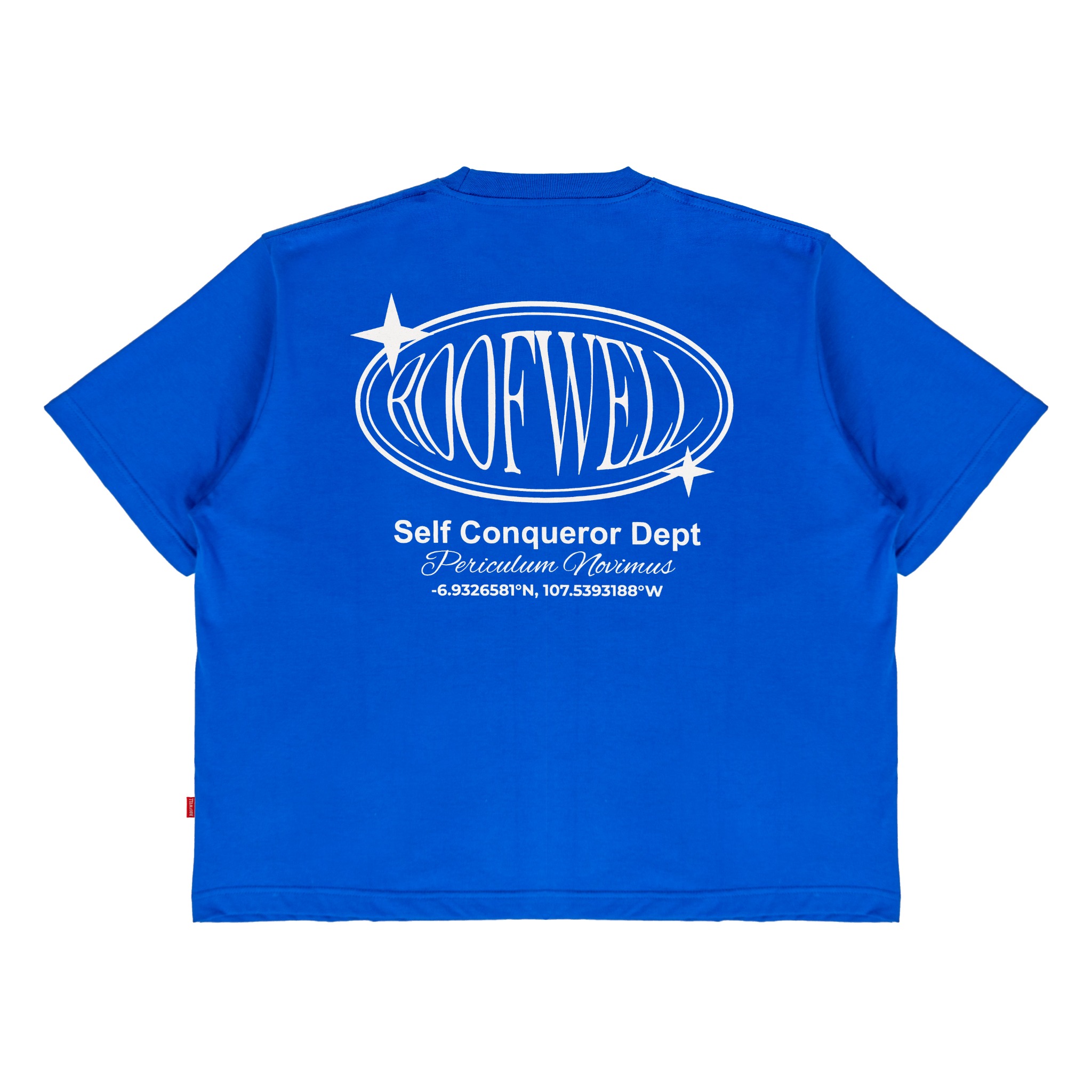 Roofwell - Bliss Blue | Tshirt Boxy Fit | Tshirt Heavyweight 20s | Oversize Unisex |