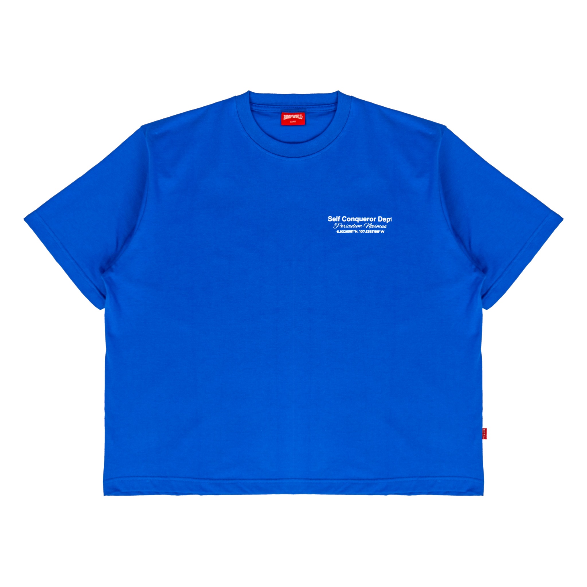 Roofwell - Bliss Blue | Tshirt Boxy Fit | Tshirt Heavyweight 20s | Oversize Unisex |