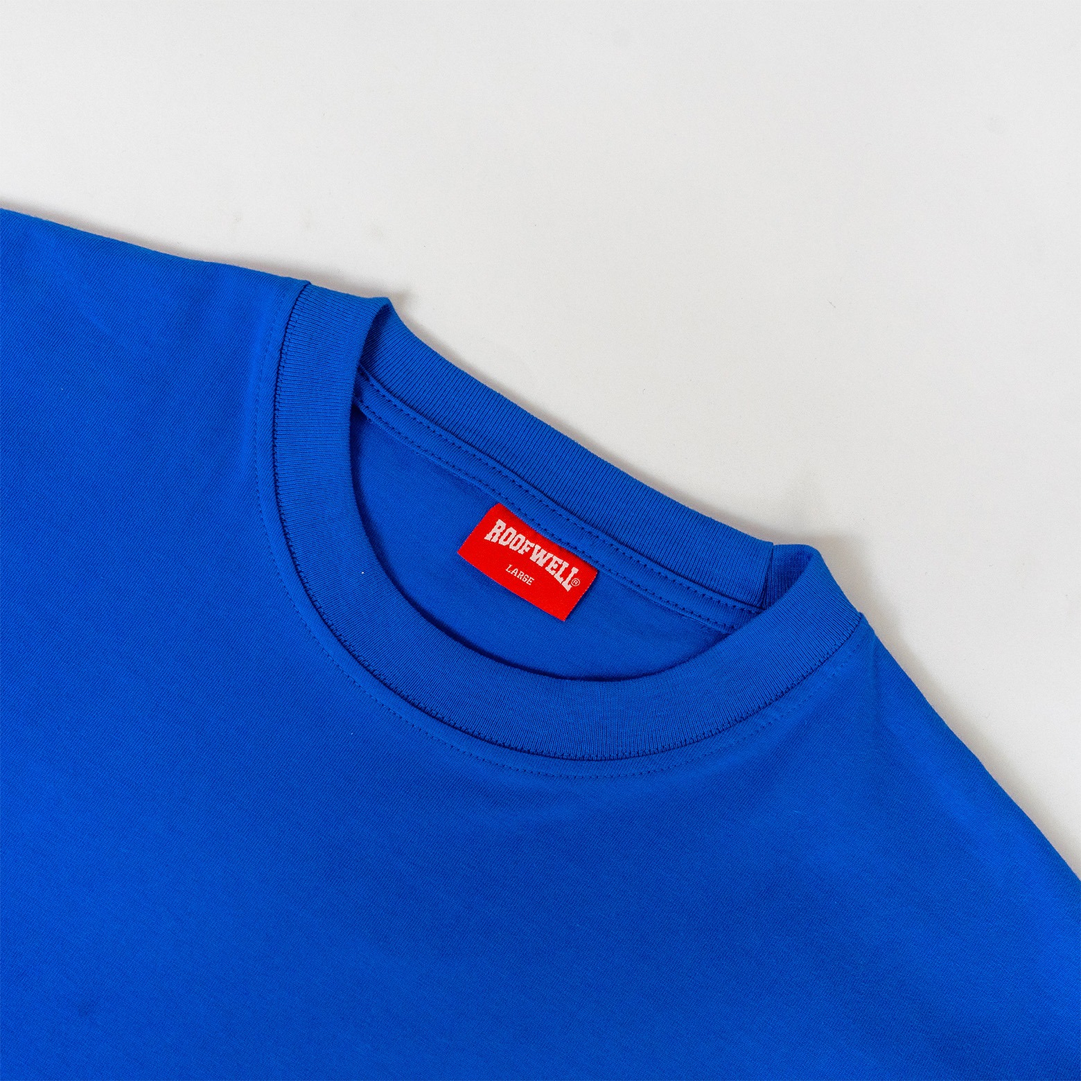 Roofwell - Bliss Blue | Tshirt Boxy Fit | Tshirt Heavyweight 20s | Oversize Unisex |