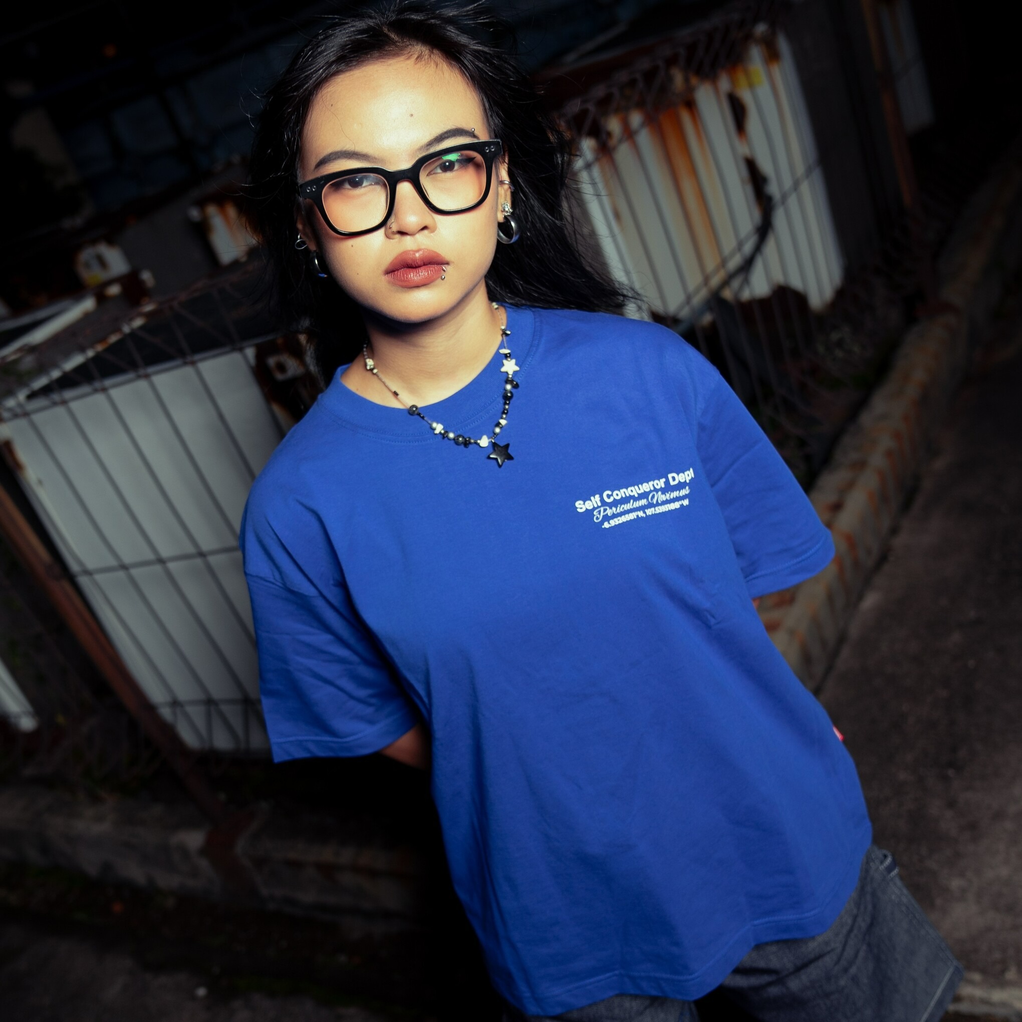 Roofwell - Bliss Blue | Tshirt Boxy Fit | Tshirt Heavyweight 20s | Oversize Unisex |