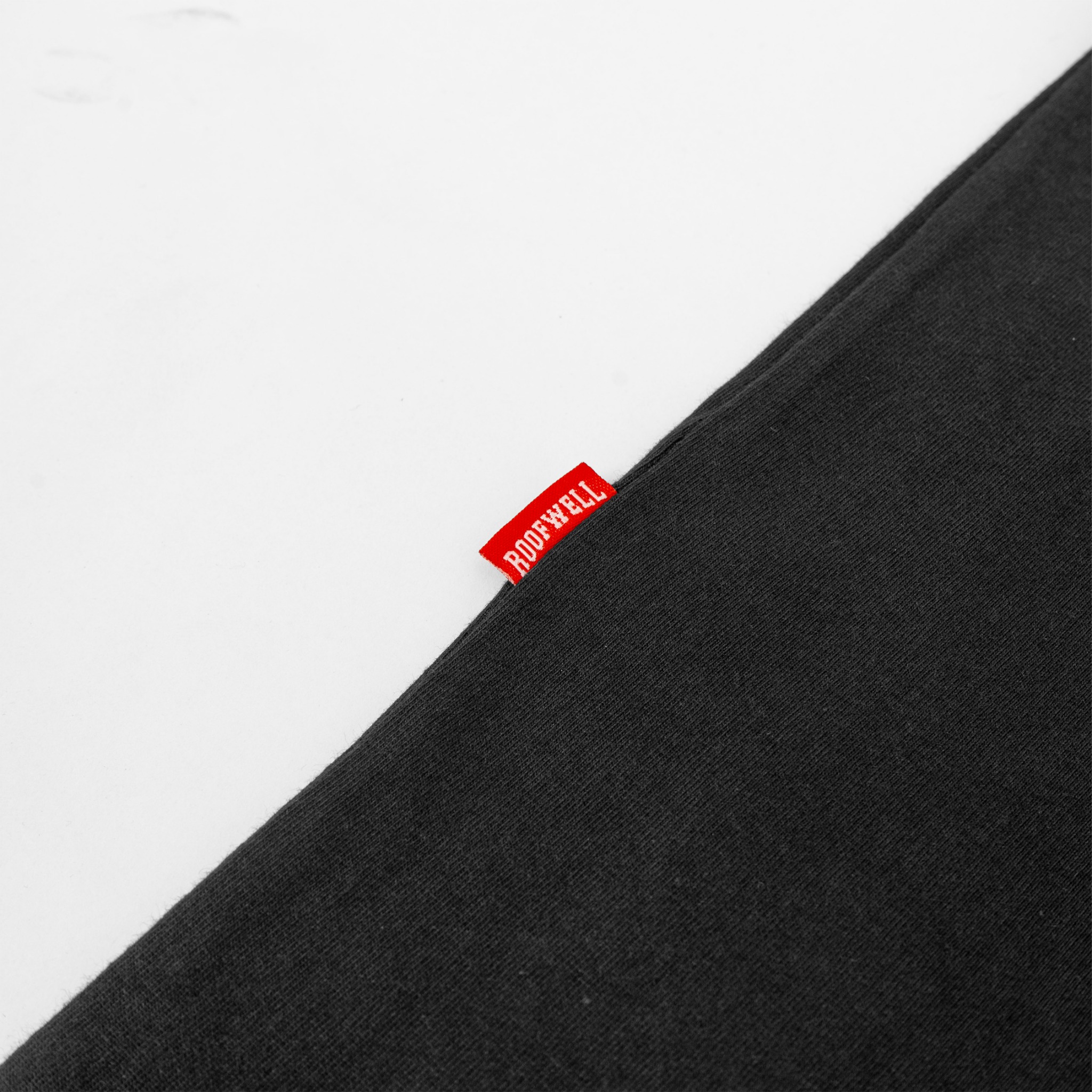 Roofwell - Royale Black | Tshirt Boxy Fit | Tshirt Heavyweight 20s | Oversize Unisex |