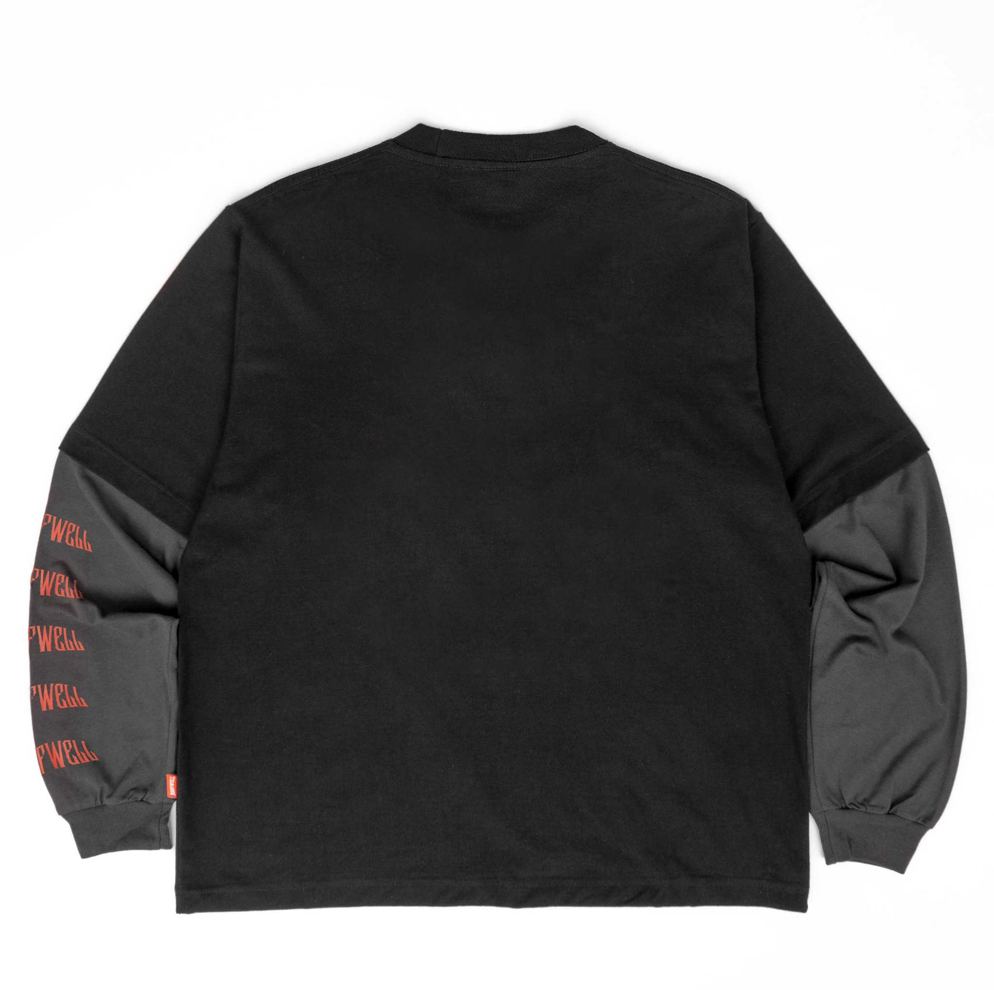 Roofwell - Dweller Black | Double Layer | Tshirt Longsleeve 20s | Oversize Unisex |