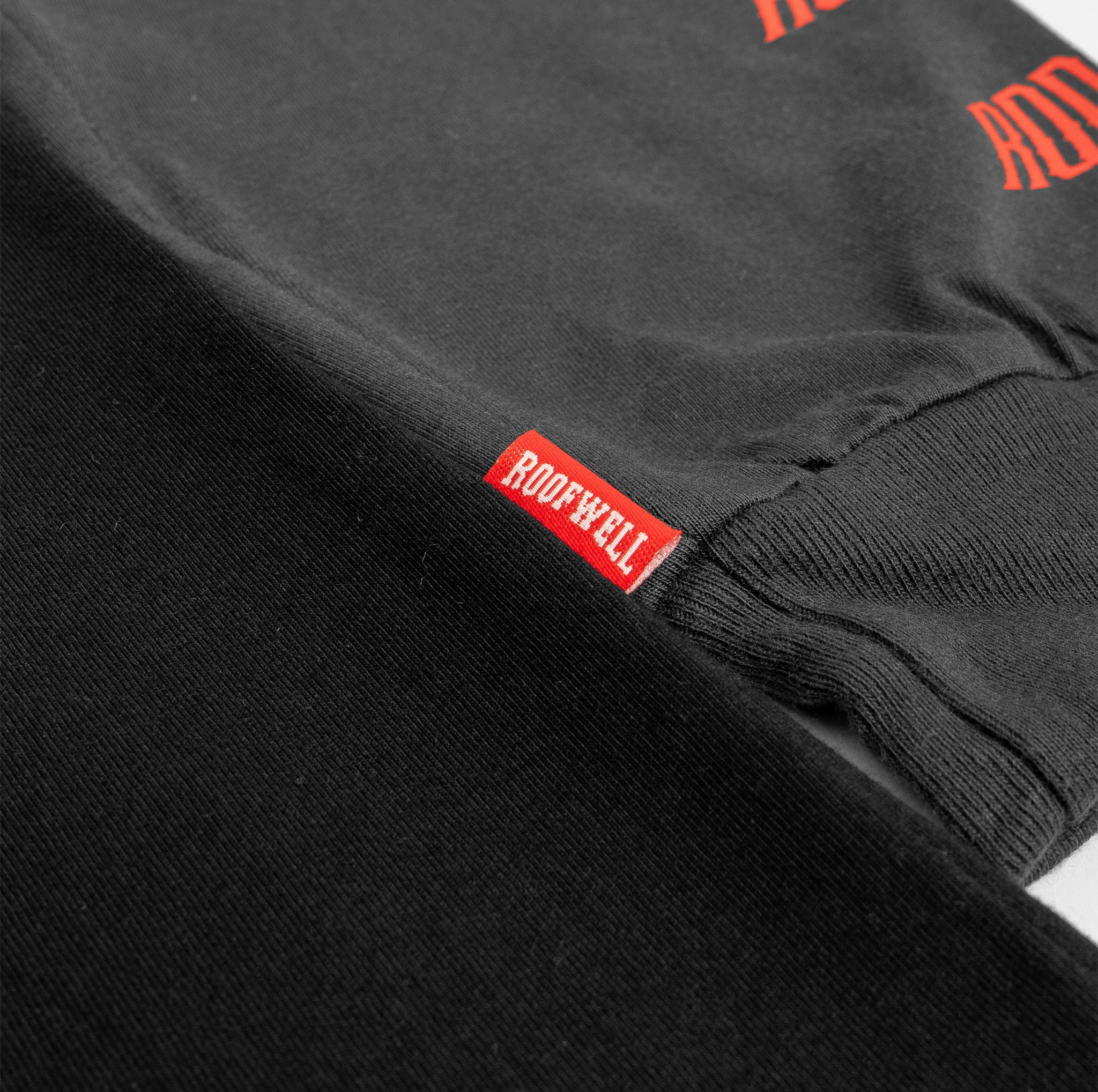 Roofwell - Dweller Black | Double Layer | Tshirt Longsleeve 20s | Oversize Unisex |