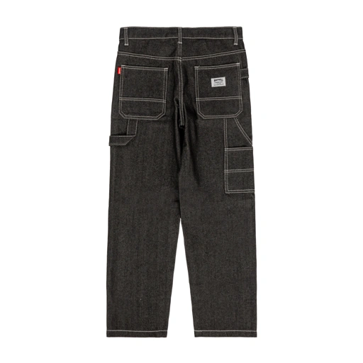 Image of Roofwell - Plug Black Raw | Carpenter Pants | Celana Carpenter Panjang | Celana Denim Panjang | Jeans Pants | Celana Carpenter Unisex |