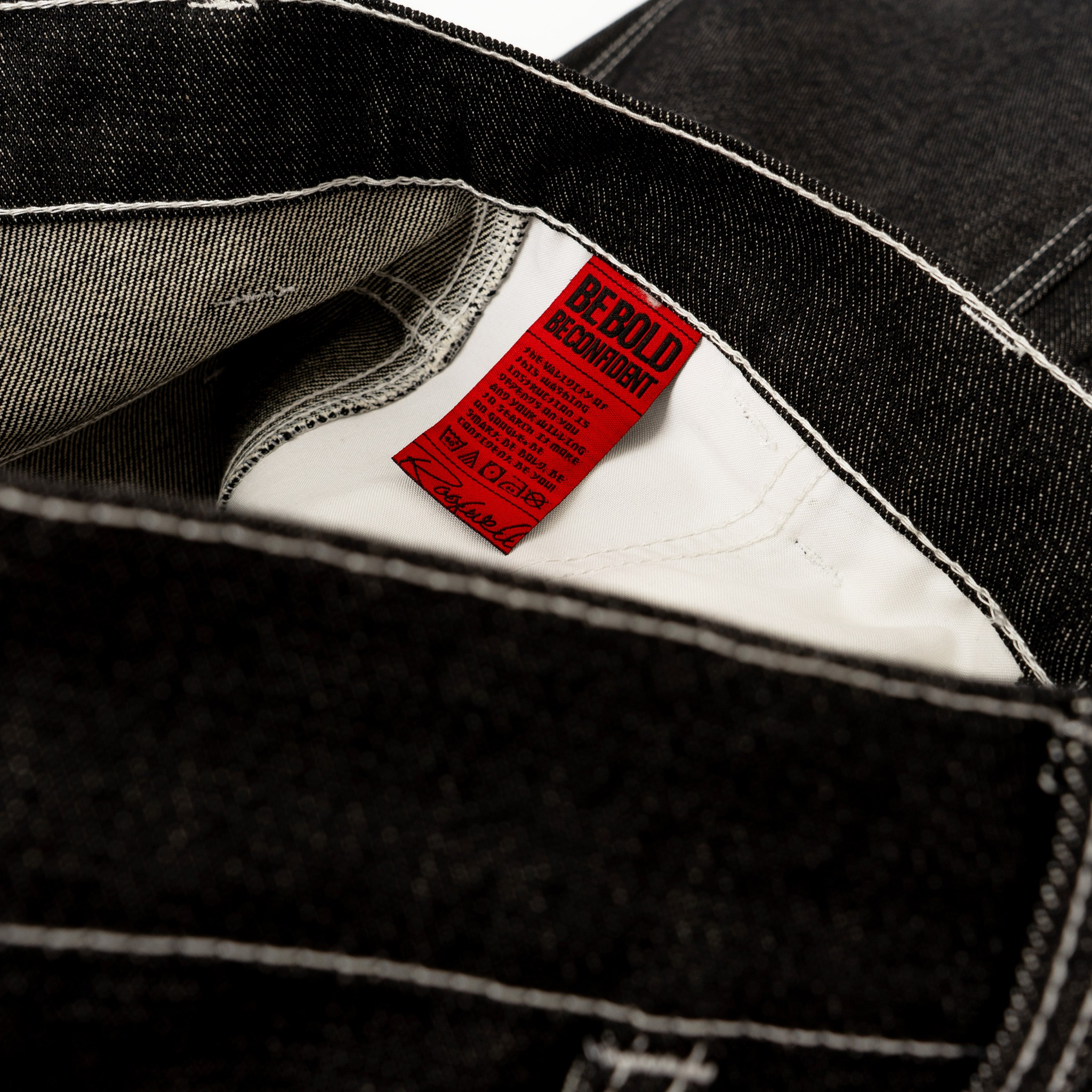 Roofwell - Plug Black Raw | Carpenter Pants | Celana Carpenter Panjang | Celana Denim Panjang | Jeans Pants | Celana Carpenter Unisex |