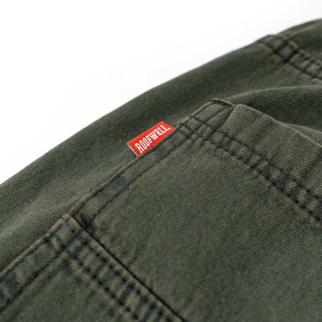 Roofwell - Bug Olive Green | Baggy Pants | Celana Baggy Panjang | Celana Denim Panjang | Jeans Pants | Celana Baggy Unisex |
