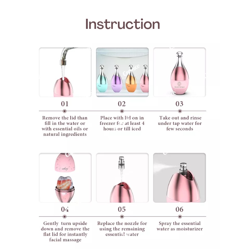Ice Face Roller Massager