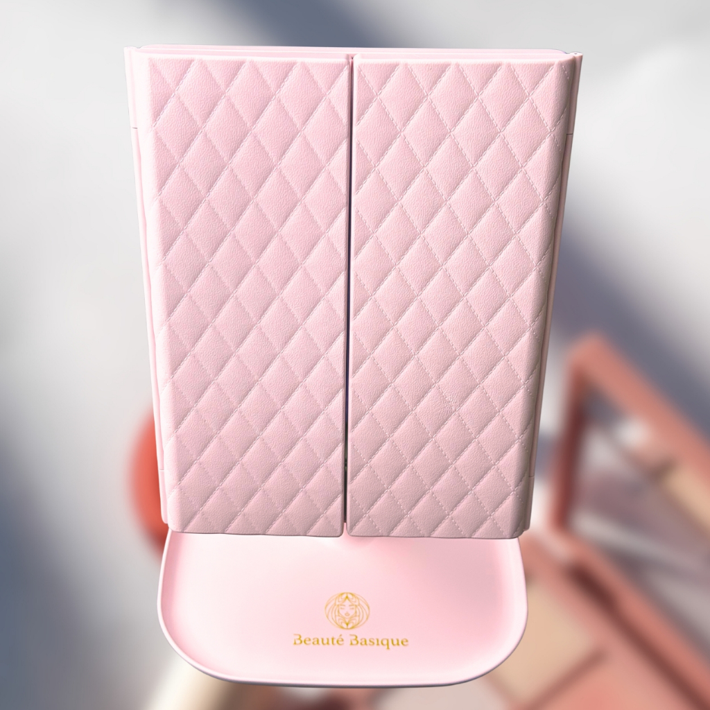 Rechargeable Trifold LED Mirror