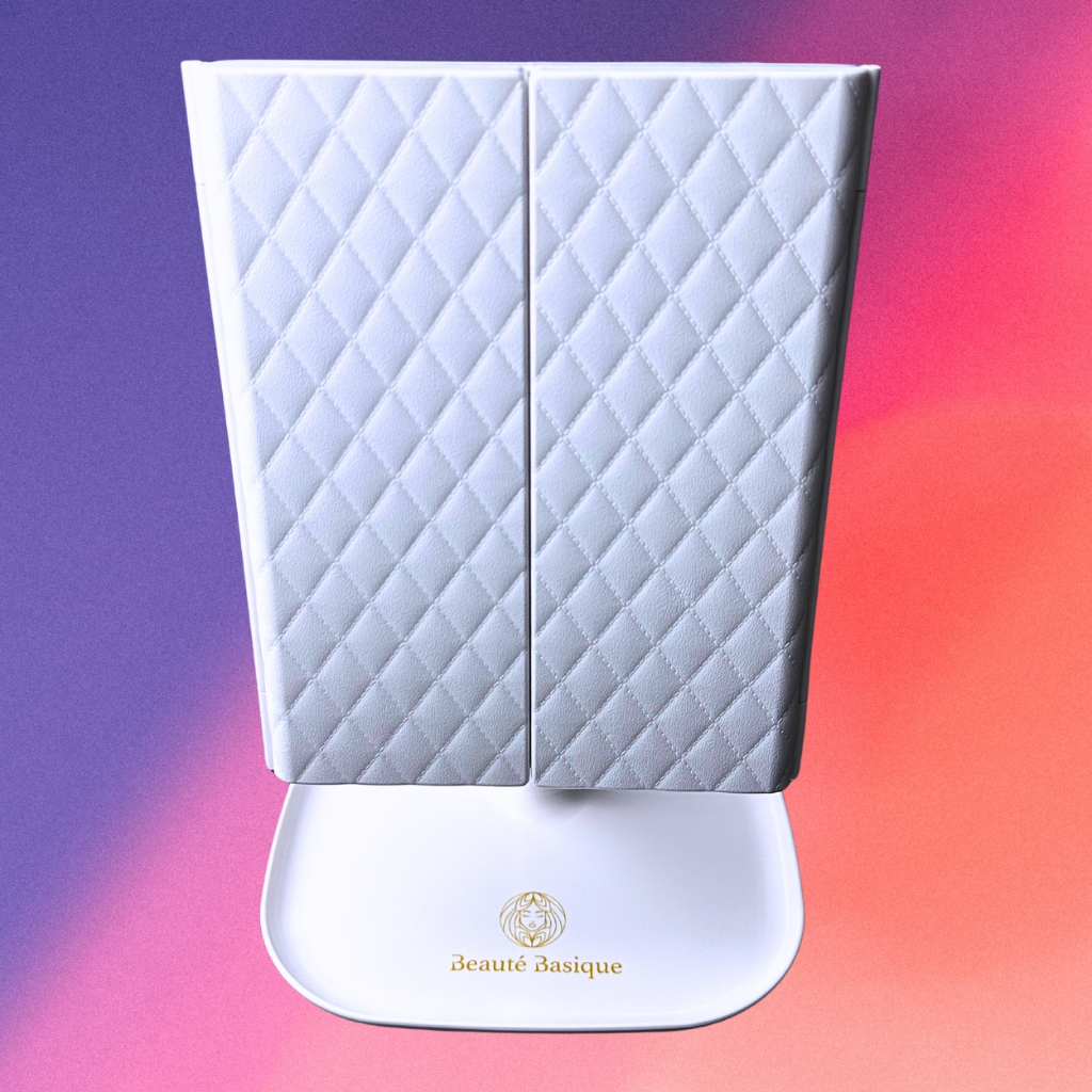 Rechargeable Trifold LED Mirror