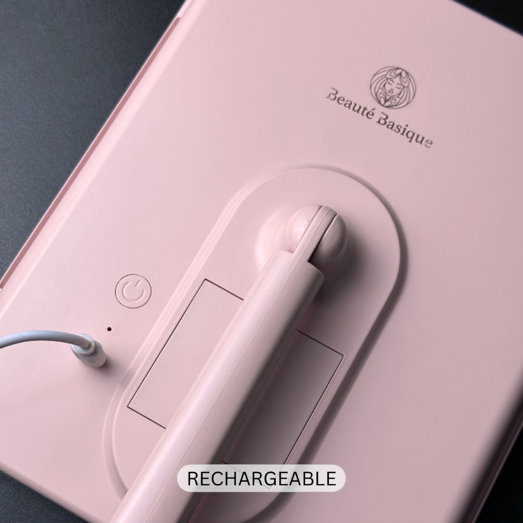 Rechargeable Trifold LED Mirror