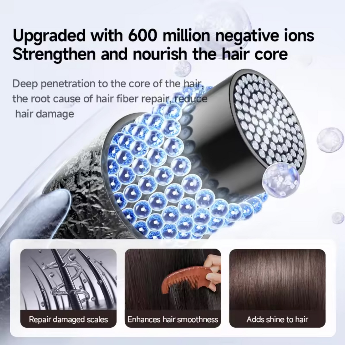 High Speed Hair Dryer NTC Intelligent Thermostat
