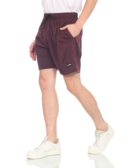 Image of OFFENDER SS0225 "Vityaz" Shortpant Boardshort Maroon Nylon