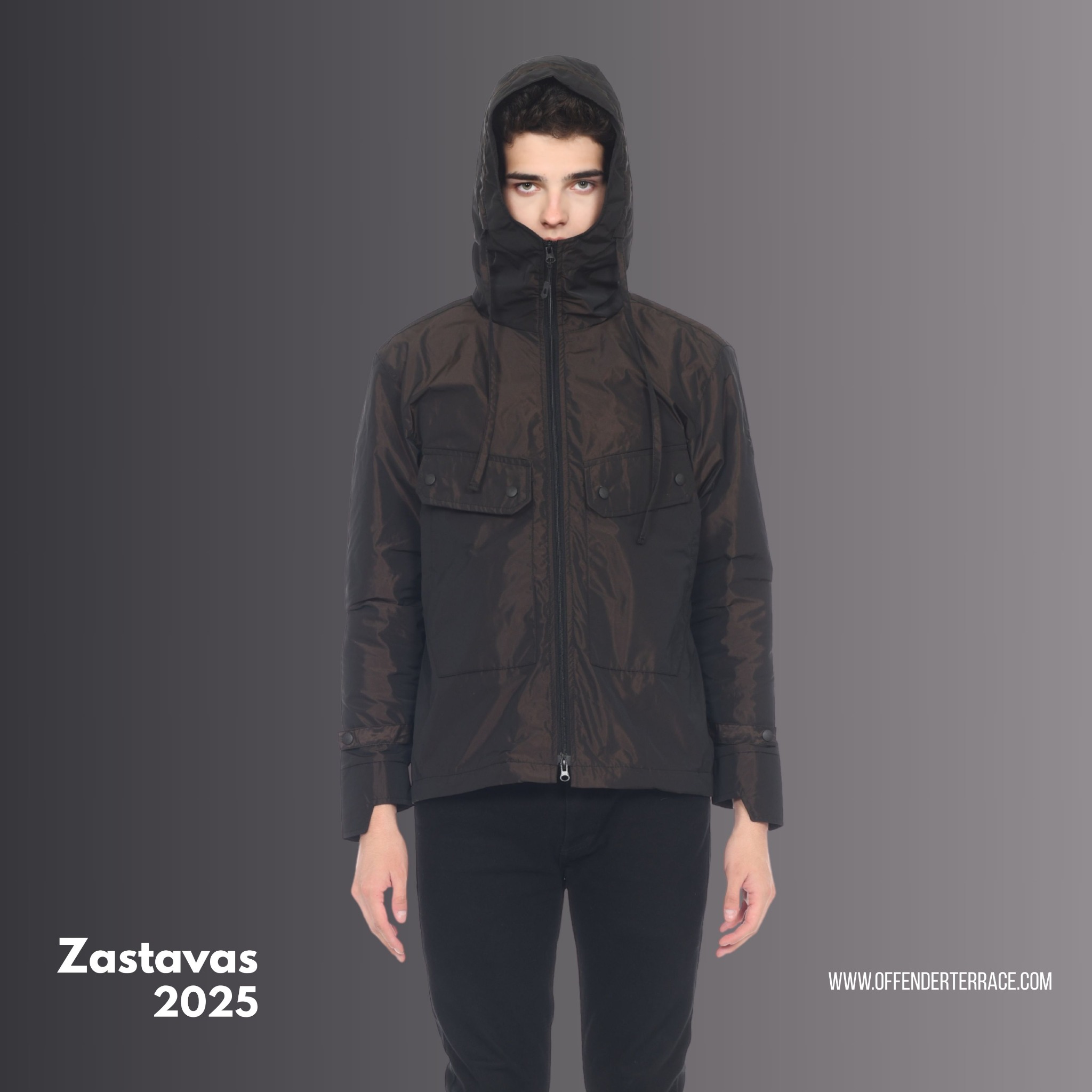 OFFENDERTERRACE SS25 - Zastavas Jacket Gold Nylon