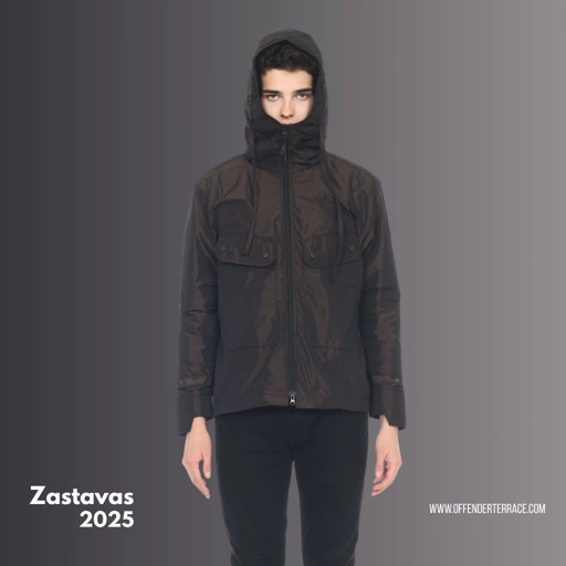 Image of OFFENDERTERRACE SS25 - Zastavas Jacket Gold Nylon