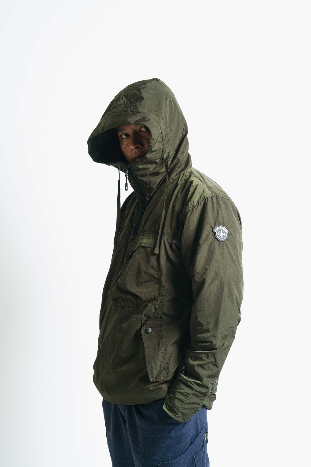 OFFENDERTERRACE - Jacket Gepgyar Olive Crinkle Nylon