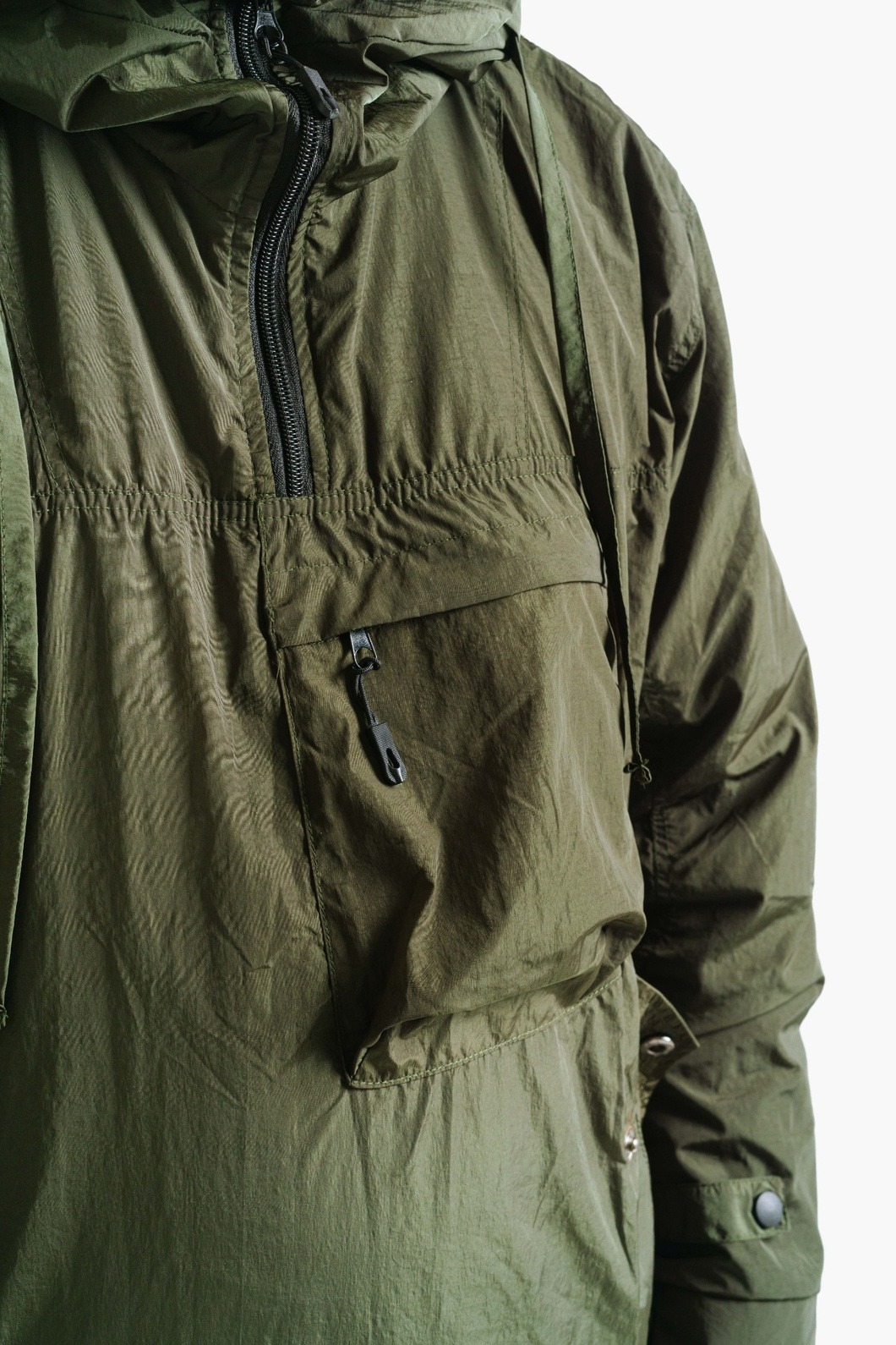 OFFENDERTERRACE - Jacket Gepgyar Olive Crinkle Nylon
