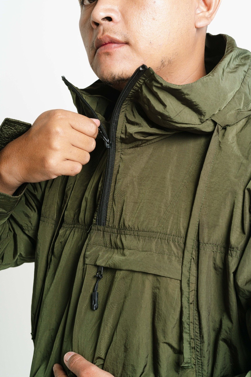 OFFENDERTERRACE - Jacket Gepgyar Olive Crinkle Nylon
