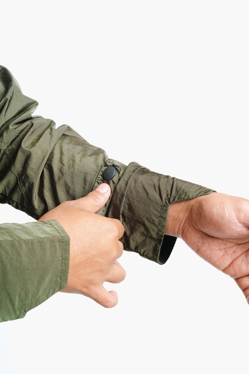OFFENDERTERRACE - Jacket Gepgyar Olive Crinkle Nylon