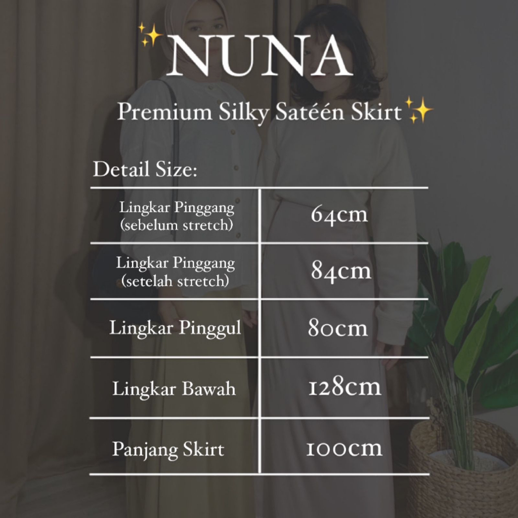 NUNA Premium Sateen Silky Skirt